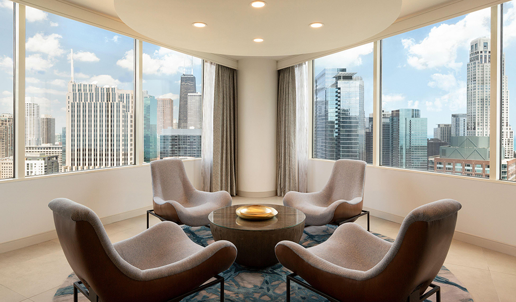 Presidential Suite at Swissotel Chicago